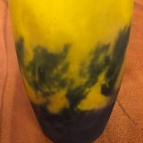 Vase en pâte de verre vintage