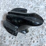 Black marble frog paper press
