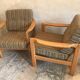 Pair of vintage armchairs midcentury Walter Knoll