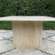Table basse en travertin, années 70