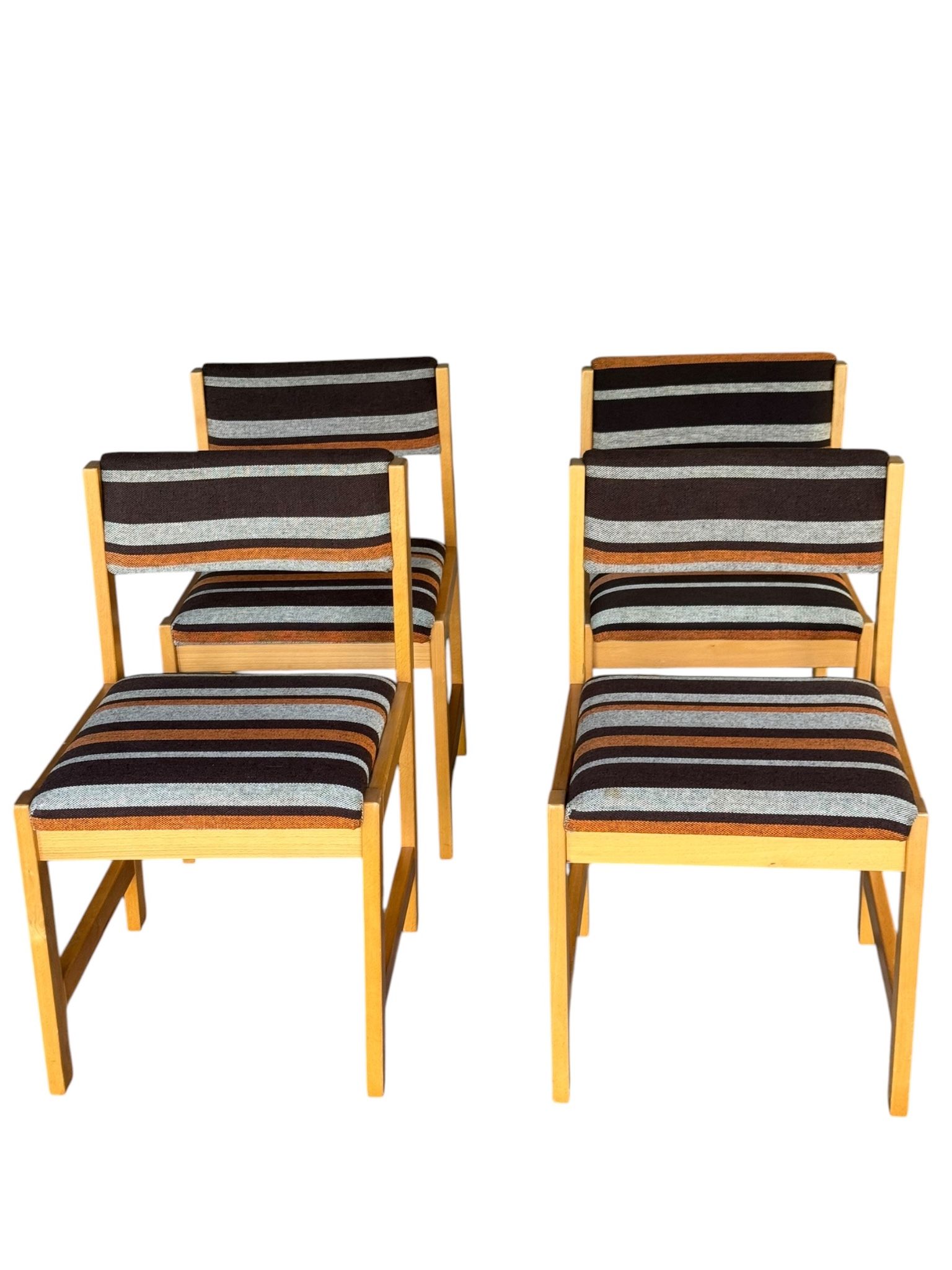 Set of 4 Scandinavian Dining Chairs