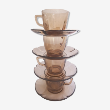Set of 4 coffee cups