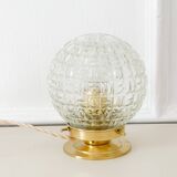Diamond globe table lamp