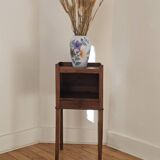 Solid wood side table - Louis XVI style