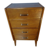 Commode vintage 4 tiroirs années 50/60