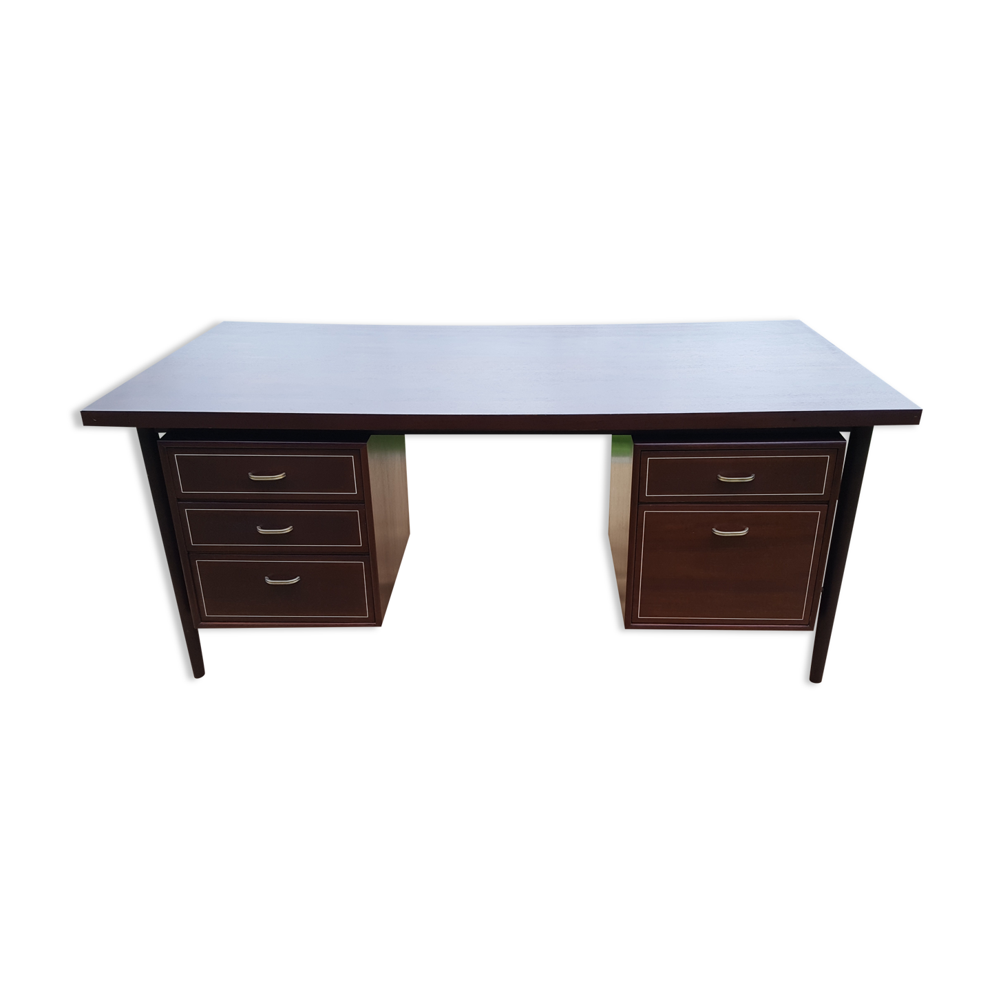 Bureau hollandais en acajou vintage