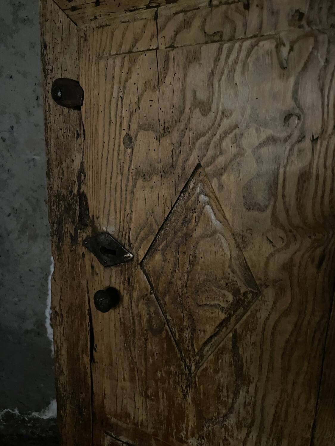 18th century rustic cabinet, Spanish folk art