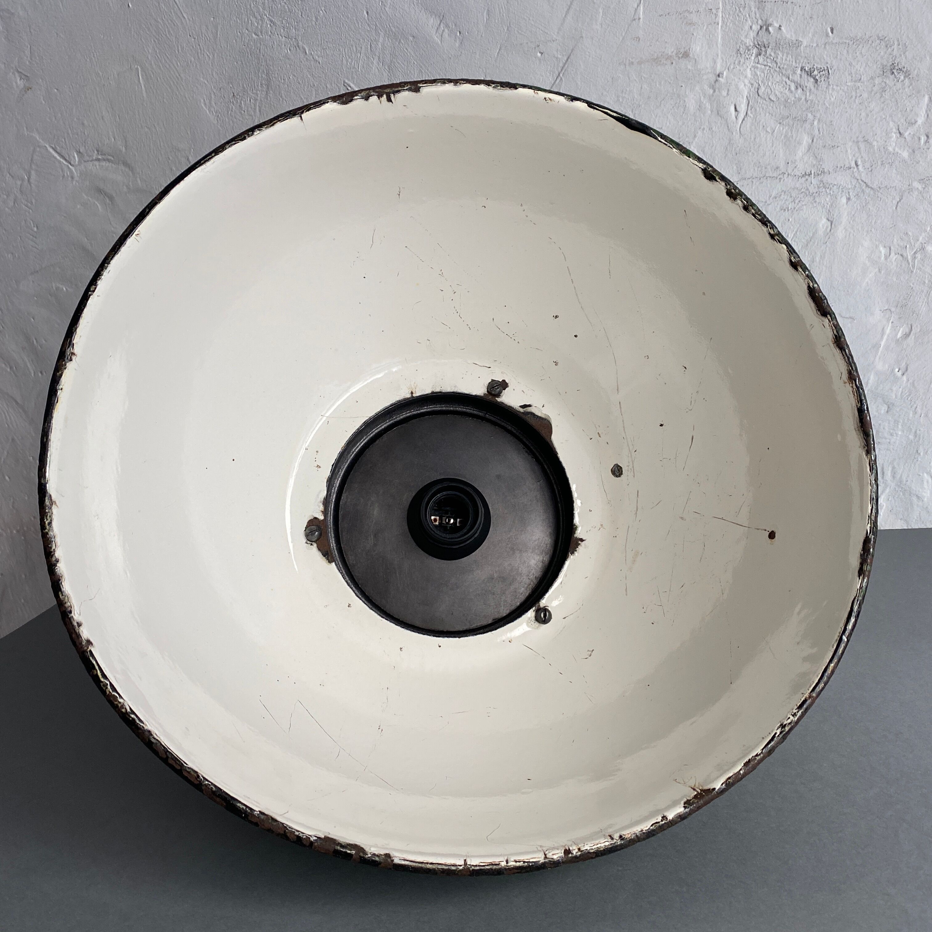 Old industrial hanging lamp