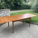 Scandinavian extendable dining table "bjarni" by nils jonsson for troeds - 1960