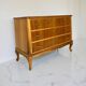 Commode italienne en noyer du milieu du siècle, années 1960.