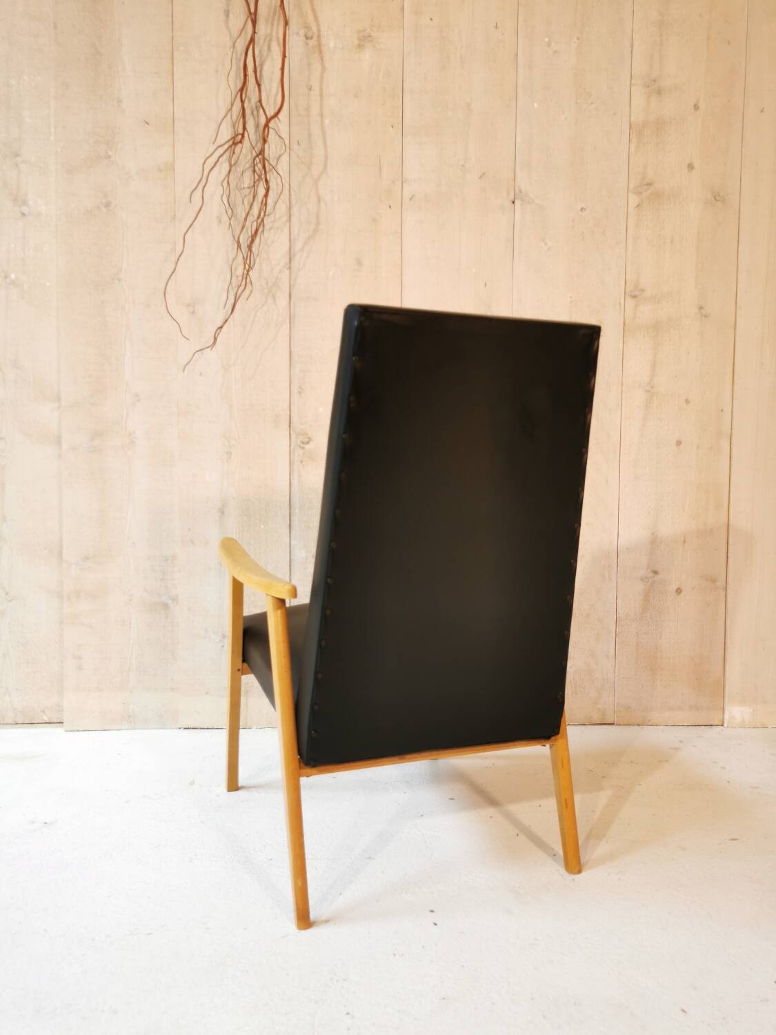 Fauteuil en skaï