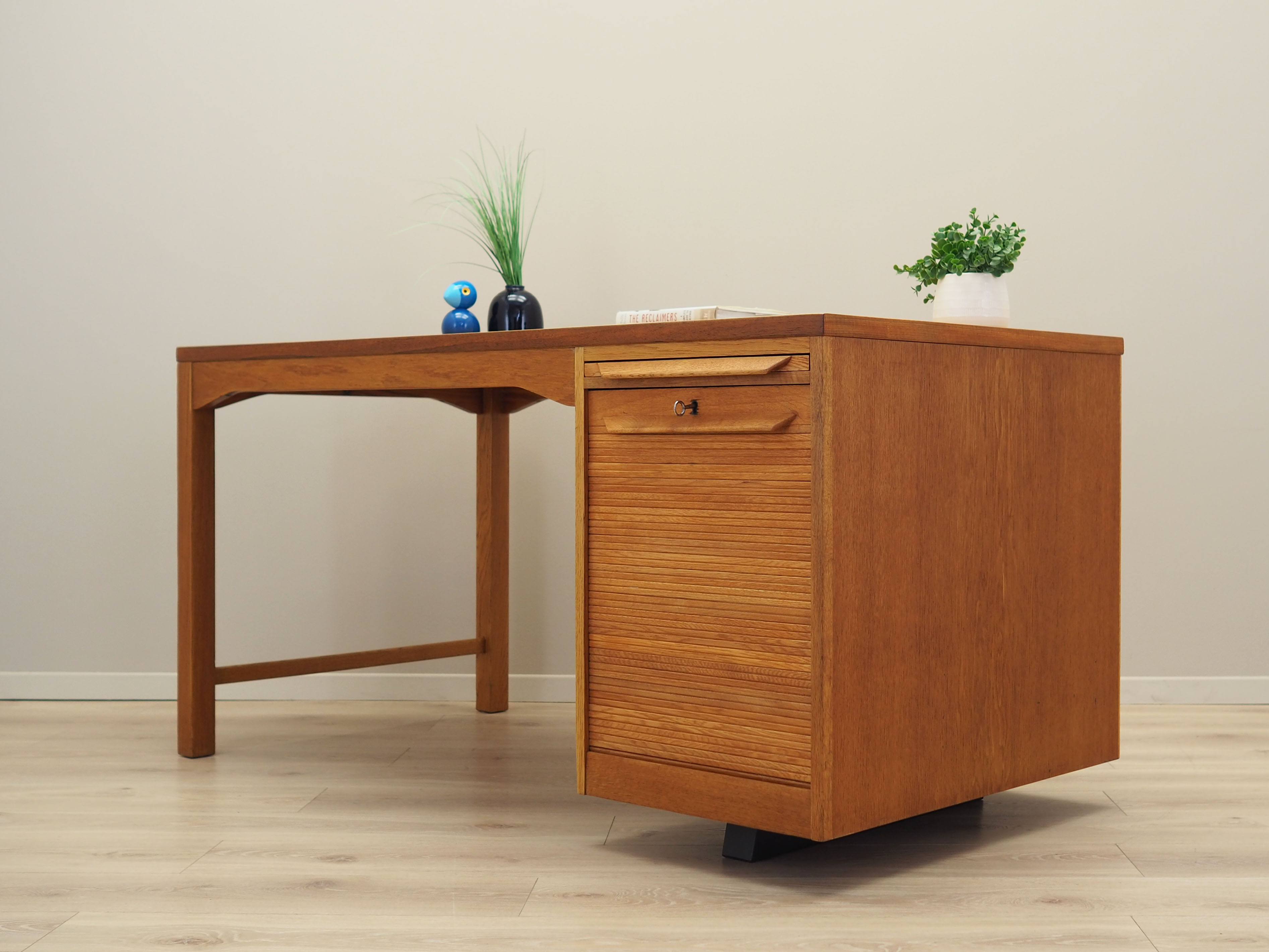 Ash desk, Danish design, 1970s, manufacture: SKM