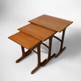 G-Plan nesting tables in teak - vintage 1960