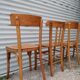 Lot de 4 chaises bistrot Thonet et Baumann