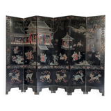 Coromandel lacquered Chinese screen with 6 panels
