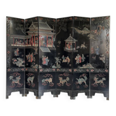 Coromandel lacquered Chinese screen with 6 panels