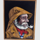 Portrait de marin breton à la pipe – signé Dutresne