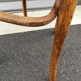 Viennese high baby chair curved tuna and