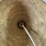 Golden brass floor lamp