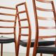 Ensemble de 4 chaises de salle à manger modèle 82 par Niels Otto Moller pour JL Mollers, 1971