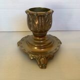 Tripod bronze candle holder