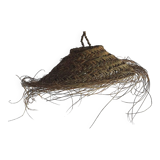 Doum pendant lamp in natural esparto