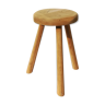 Crude wooden tripod stool