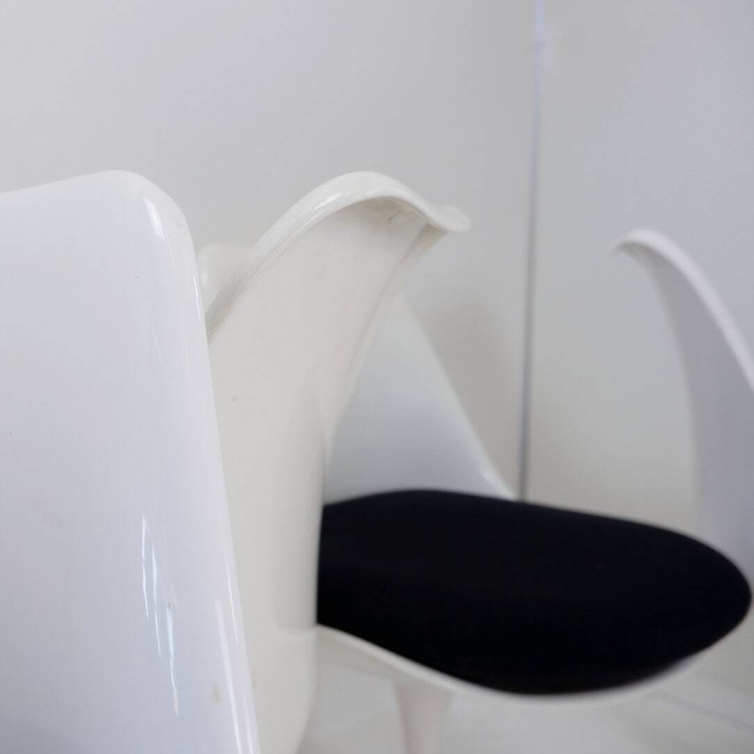 6 swivel tulip chairs by Rudi Bonzanini, 1970