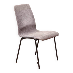 chaise en tissu gris