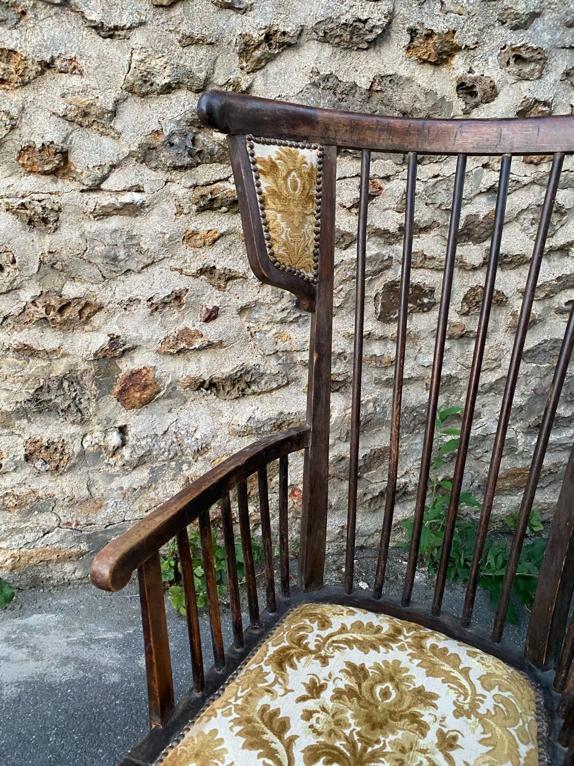 Early 20th century Art & Crafts wing chair