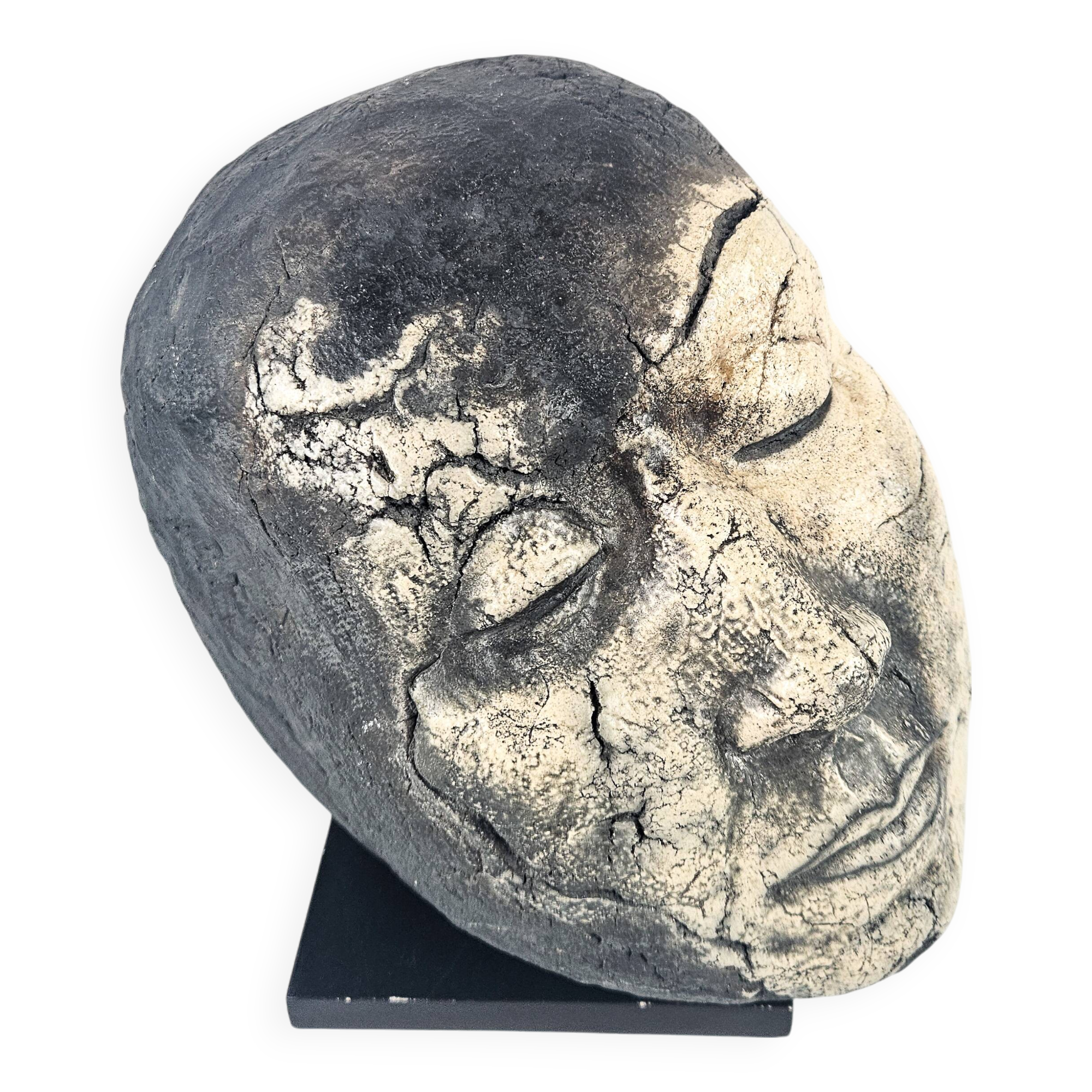 Lou Perdu - Ceramic head - 20th century