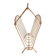 brass magazine rack, 1970s, gold-plated