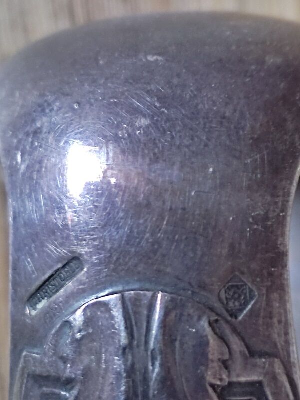 Silver sugar clip Christofle punches silver balance Covered Holidays