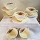 Tasses et sucrier anglais Wedgwood Wellesley