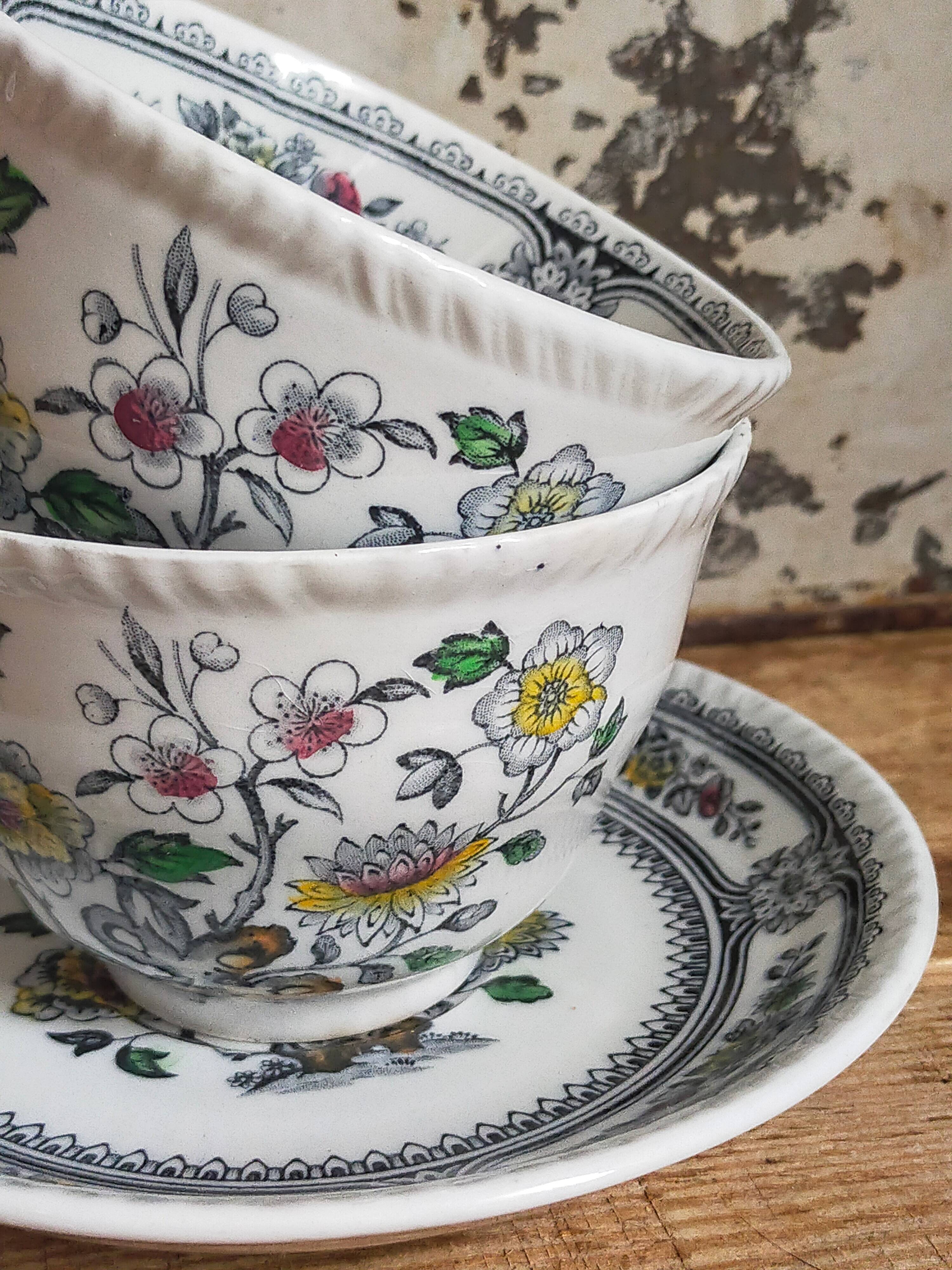 Two vintage wood & sons english lunches "dorset" service