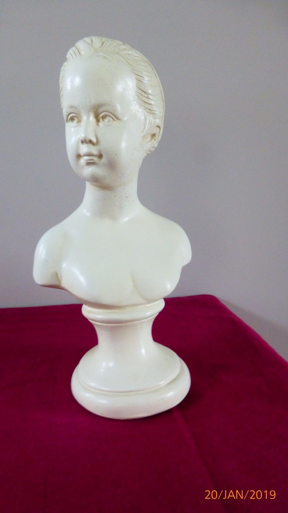 Pair of ceramic busts