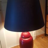 Ceramic lamppost with lampshade, Jacques Molin