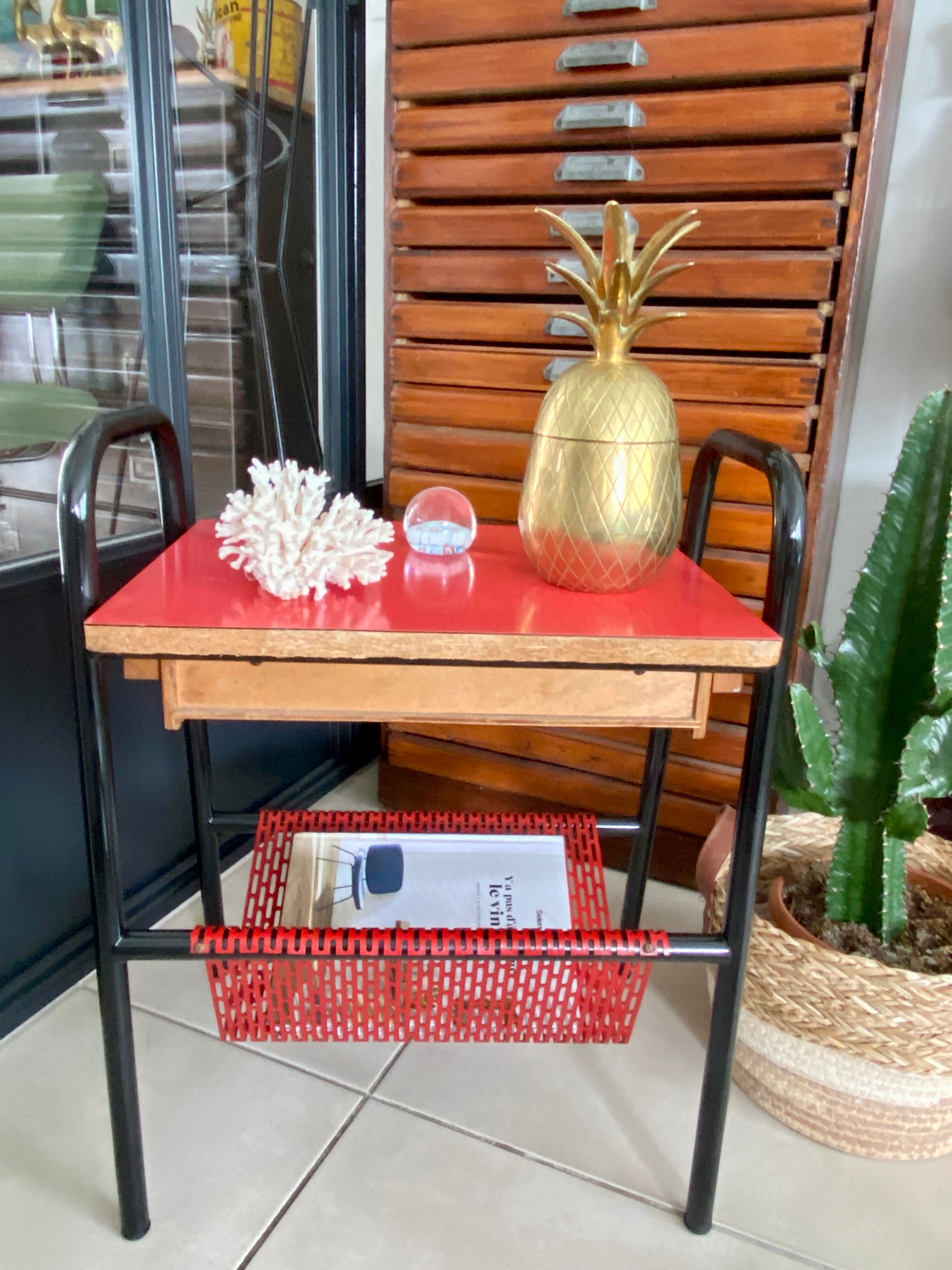 Vintage Hitier bedside table