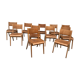 Series of 11 chairs 1950/1960