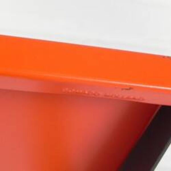 Étagère murale Tomado Holland - A. Dekker orange noir, années 1970