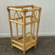 Vintage rattan umbrella holder 70s