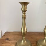 Pair of vintage brass candlesticks