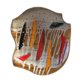 Hollow asymmetrical cut decorated Vercors