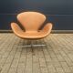 Fritz Hansen Swan Chair 05-‘67 Cognac Camel leather AS NEW