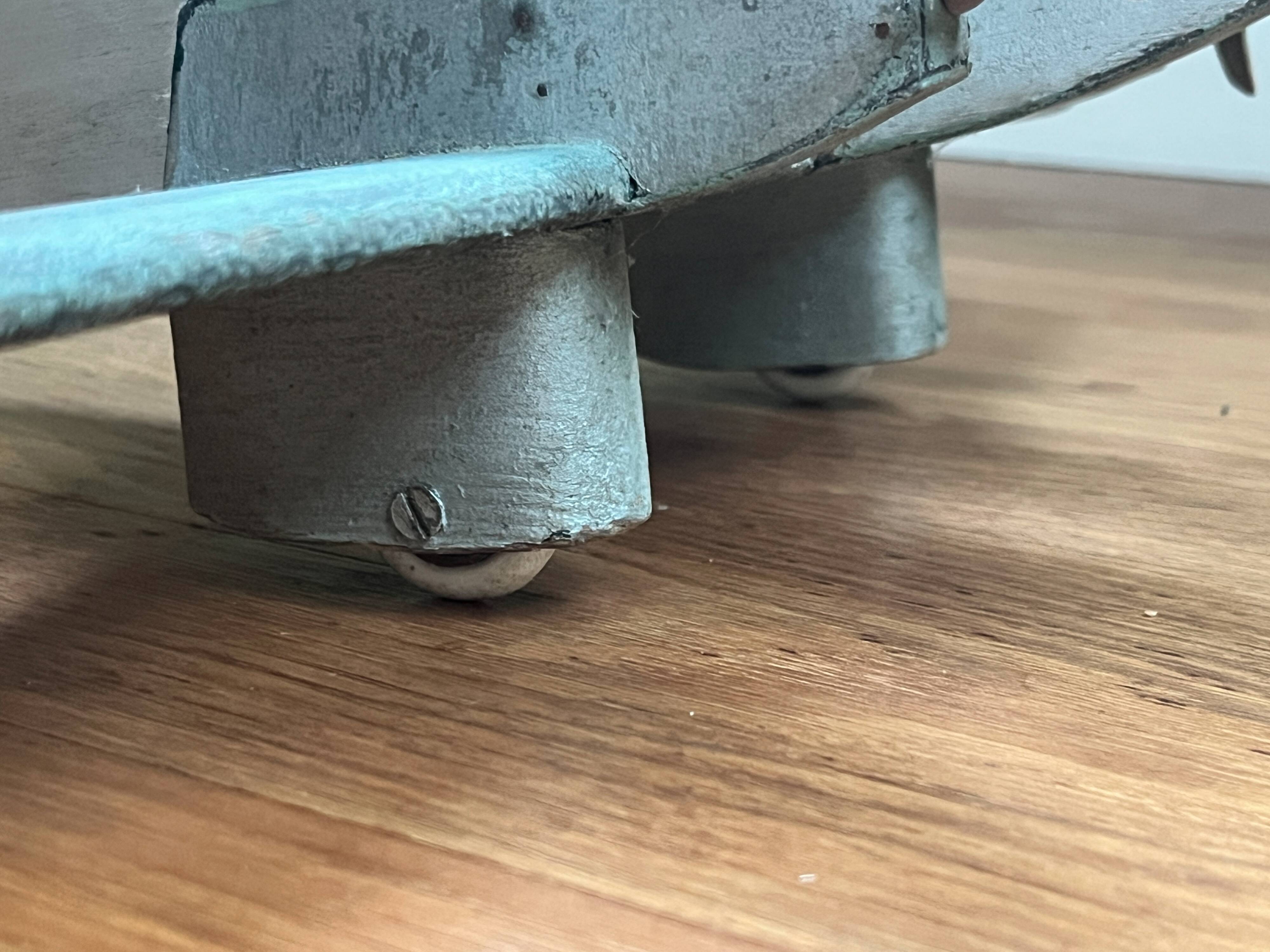 Wooden airplane, 1940s, antique toy