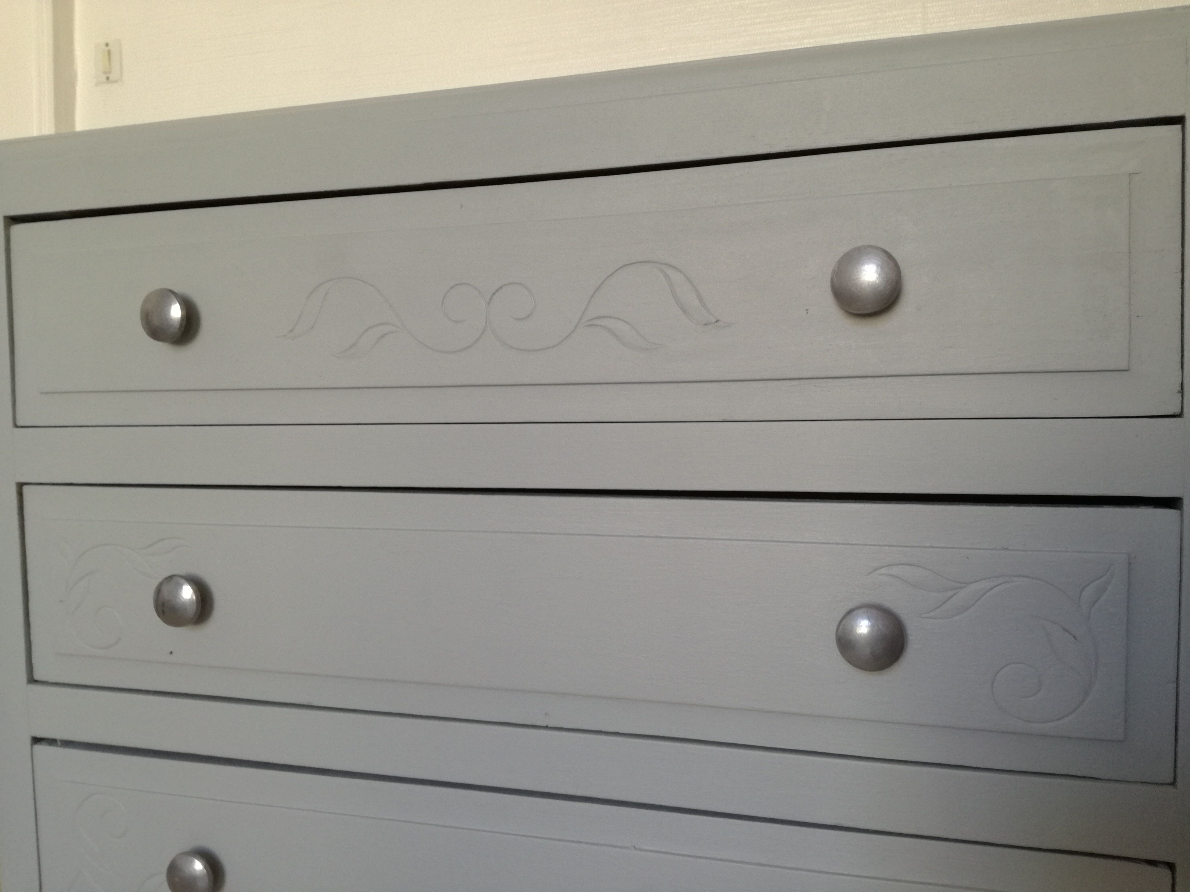 Art deco 1930 chest of drawers