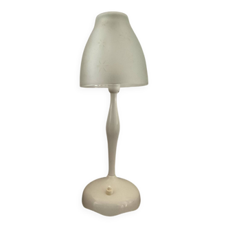 Vintage IKEA lamp in frosted glass and metal