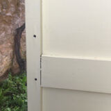 Parisian yellow wooden wardrobe