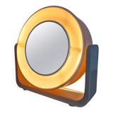 Rare backlit wall or table mirror Midcentury, ALLSTAR, Germany, 1970s