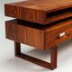 Mid-century modern floating media console in rosewood, Denmark, 1960